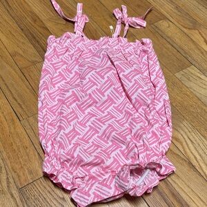 TBBC Pink Patterned Romper